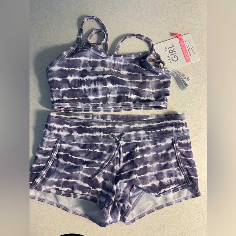 Athleta Girl swim set size medium 8-10